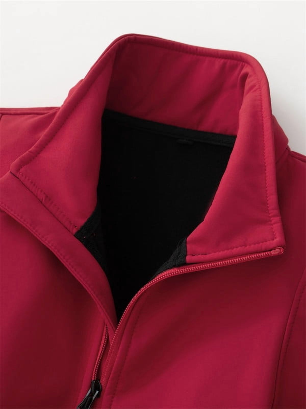 KVE Women's Hooded Softshell Vest Fleece Lined Windproof Zip Up Sleeveless Jacket Lightweight Coat for Running Red XX-Large