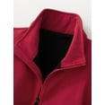 thumbnail image 6 of KVE Women's Hooded Softshell Vest Fleece Lined Windproof Zip Up Sleeveless Jacket Lightweight Coat for Running Red Small, 6 of 9