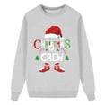 thumbnail image 2 of Gyexs Matching Christmas Shirts - Christmas Shirts for Family 2025, Xmas Funny Holiday Pullover Tops Comfortable Winter Clothes (Kid, Grey, 3-4 Years), 2 of 5