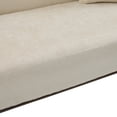thumbnail image 4 of Christopher Knight Home 81" Curved Boucle Sofa with Wood Frame, Modern 3-Seater Couch, Beige, 4 of 10