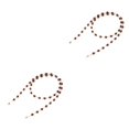 thumbnail image 3 of Minnieouse Correa de cuerda para gafas, suministros decorativos, acrílico con gancho, accesorios ligeros para gafas, gafas de sol, collar, marrón oscuro 2Conjunto, 3 of 6