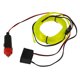 thumbnail image 1 of Coche 300cm 9.8Ft 118.11 "Led El Wire Luz De Ne?n Con Controlador De Potencia Amarillo verde Unique Bargains Wire Luz De Neón, 1 of 6