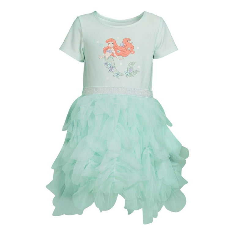 Disney Belle Toddler Girl Short Sleeve Tutu Dress, Sizes 12M-5T 