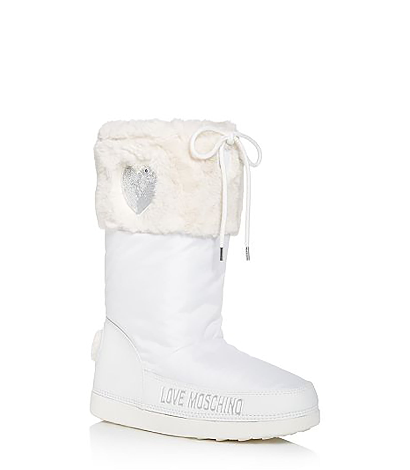 Love Moschino Love Moschino Moon Boots White Size 11 12 Walmart Com Walmart Com