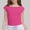 A215 Hot Pink, variant on Kids Girls Fashion Cap Sleeve Crop Top Soft Stretchy Fit Ideal for Daily Activities Playdates and Light Outings Suitable for Toddler Baby Kids Tween Teen 5-15Y
