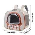 thumbnail image 2 of weibbin Pet Bag Portable Bag For Outdoor Travel Breathable And Waterproof Large Capacity Dog Backpack, 2 of 10