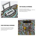 thumbnail image 4 of Haiem Barbeque Luggage Cover Printed Suitcase Covers for Luggage Elastic Washable Suitcase Protector Fits 18-32 Inch Luggage-Large, 4 of 8