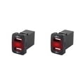 thumbnail image 4 of Sidaley de coche con reemplazo de adaptador de carga de coche LED dual USB para Corolla/Prado/Reiz, rojo, FTU Type2 NO2 Sidaley CBP172466, 4 of 6