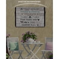 thumbnail image 6 of Outdoor TV Cover 70 to 75 Inch Weatherproof, Funny Farmhouse Life Quotes Waterproof TV Screen Protector for Outside Decor with Zipper and Pocket 68"L x 42"H , Rustic Grey Wood Texture, 6 of 7