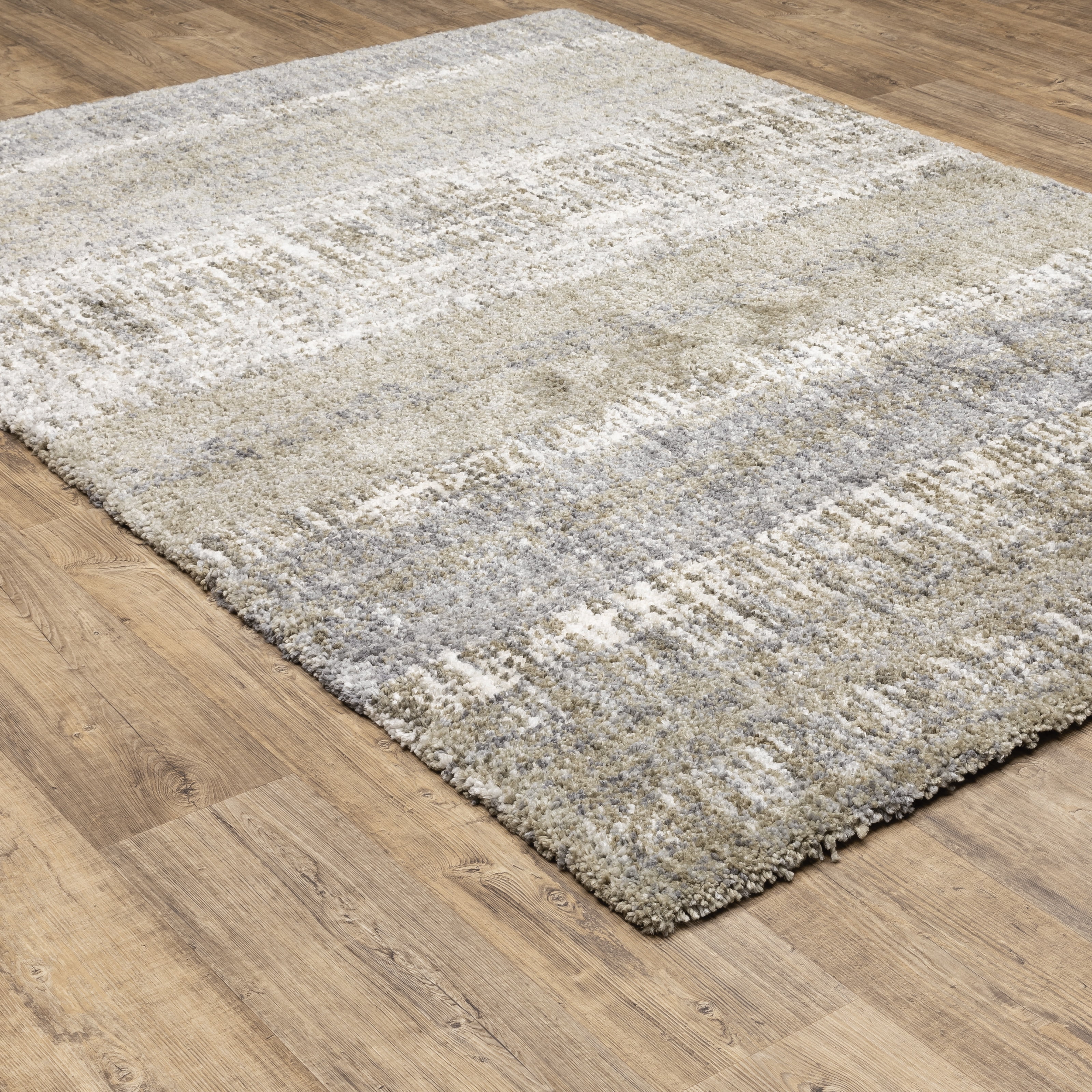 Avalon Home Abbot Abstract Shag Area Rug, 6.56' x 9.51'