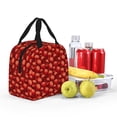 thumbnail image 6 of Lsque Red Skulls 1 Pattern Lunch Bag Women/Men Insulated Lunch Box,Small Leakproof Cooler Food Lunch Containers Reusable High Capacity Lunch Tote Bags, 6 of 6