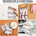 thumbnail image 6 of Coolnut Baseball Kitchen Dish Towel Set of 6, Super Absorbent Soft Drying Cloth Tea Bar Towels, 28 x 18 Inch, 6 of 6