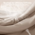 thumbnail image 5 of Sasttie Queen Comforter Set Dark Linen, 3 Piece Solid Bedding for All Seasons, Soft and Breathable Down Alternative Bed Set with 2 Pillowshams, 5 of 9