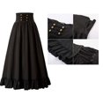 thumbnail image 5 of Vestido de hoja de loto de corte A para mujer, estilo retro renacentista, de gran tamaño, para Halloween, cosplay vintage, 5 of 5