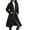 Black, variant on Viikei Winter Coats for Women Women's Casual Fashion Shiny Cotton Dress Hooded Bread Jacket Short Coat Women's Top
