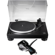 Audio Technica AT-LP5X 3-Speed Fully Manual Direct Drive Turntable with an Audio Technica AT-VM95SP-H Dual Moving Magnet Cartridge and Headshell (2020)