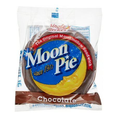 Photo 1 of 8 Pack of Moonpie Marshmallow Sandwiches Chocolate Single Decker, 2Oz