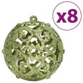 thumbnail image 3 of vidaXL Christmas Baubles 100 pcs Light Green 3 / 4 / 6 cm, 3 of 5