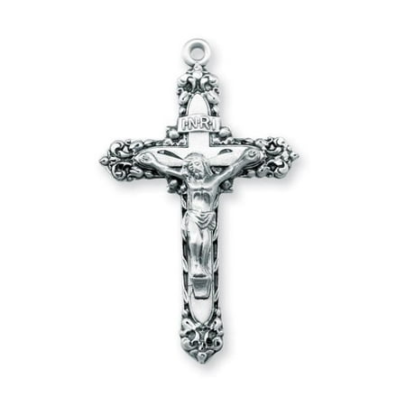 Ornate Crucifix - Sterling Silver Ornate Crucifix