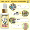 thumbnail image 2 of Grandma’s Secret Jewelry Cleaner Spray Gold Silver Cleaning Solution Tarnish Remover 3oz 2 Pack, 2 of 9