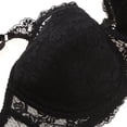thumbnail image 4 of hoksml Floral Lace Push Up Bra for Women Underwire Padded Bra with Adjustable Straps, 4 of 8