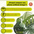 thumbnail image 3 of Planta artificial moderna decorativa Real Style Palmera Hawaii grande de 150cm de alto Artego para hogar sala comercio oficina, 3 of 9
