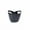 Black, variant on YOLOKE Large 4 Liter Oval Plastic Ice Bucket - Ideal for Chilling Wine, Beer, and Beverages