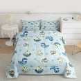 thumbnail image 2 of Homewish Colorful Wild Dino Full Size Comforter Sets,Cartoon Dinosaur Egg Bedding Comforter Set,Blue Green Bedding Sets For Boys Teens,Ultra Soft Home Decor Reversible,3 Pieces, 2 of 8