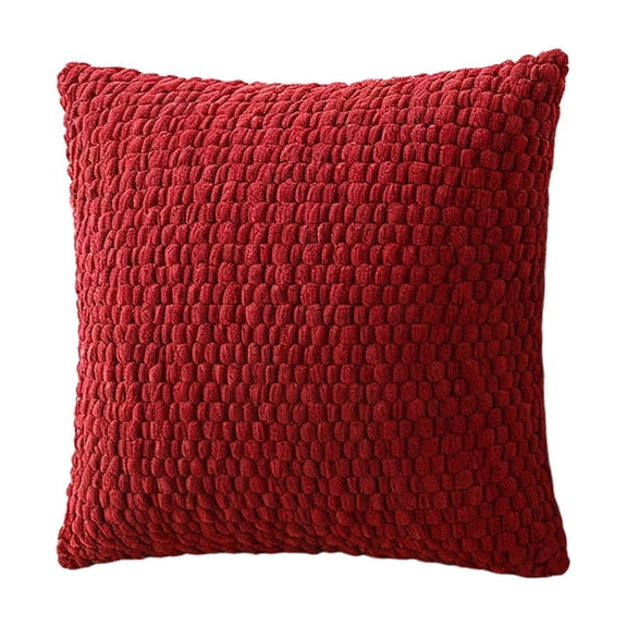 Leodye 1PCS Winter Corduroy Pillowcase Soft Decorative Home Living Room Bedroom Terrace Sofa Cushion Cover -17.72x17.72in