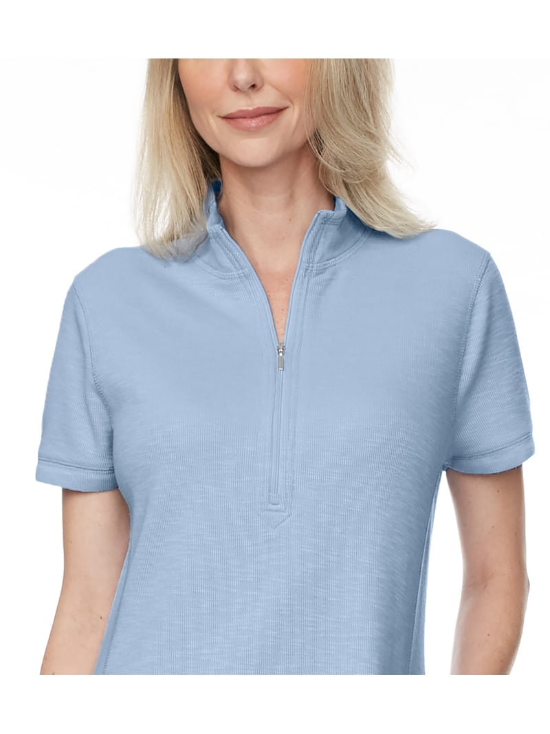 Legendary Outfitters Womens 1/4 Zip Knit Dress with Pockets (Clear Sky,  Large) - Walmart.com