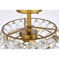 thumbnail image 6 of Savannah 12 inch flush mount in brass, 6 of 8