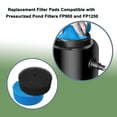 thumbnail image 2 of Qzbhct 871980012549 032264 Blue Black Sponge Filters Replacement for Pond Pump Qfp900 Qfp1250Uv Pads, 2 of 6