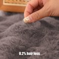 thumbnail image 4 of Amacok Faux Fur Chair Cover Seat Cushion Pad Super Soft Indoor Chair Pad, 17"X17" Soft Warm Faux Rabbit Fur Seat Cushion, Fuzzy Seat Pads Cushion for Living Bedroom Sofa, 1 Pack, 4 of 6