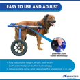 Walkin' Wheels Dog Wheelchair for Large Dogs 70180 Pounds