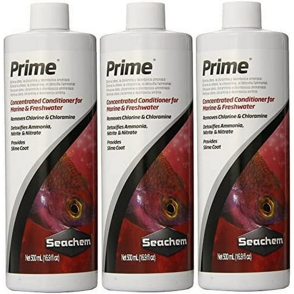 Seachem Prime 500ml 3 Pack