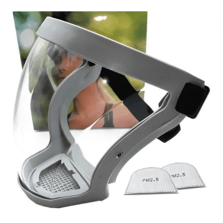 Anti-Fog Full Face Shield Protective Head Cover – Transparent Safety Mask