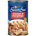 thumbnail image 2 of (2 pack) Sweet Sue Chicken and Dumplings, 14g Protein Per Serving, Made from Scratch Recipe, Heat and Serve Meal, Shelf Stable Can, 48 oz, 2 of 8