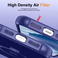 thumbnail image 7 of TECH CIRCLE Case for iPhone 15 Plus 6.7" 2023 - Translucent Back Sturdy Kickstand Shell Cover Compatible with MagSafe with Phone Ring Holder, Blue, 7 of 7