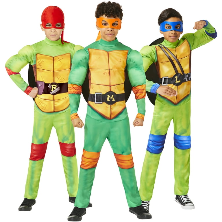 Spirit Halloween Teenage Mutant Ninja Turtles Kids Costume | Officially Licensed | TMNT | Group Costumes