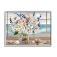 thumbnail image 5 of Stupell Industries Beautiful Seaside Peonies Bouquet Vase Beach Seashells, 20 x 16, Design by Nan, 5 of 5