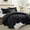 Black, variant on Ameha 2 Piece Quilt Set Lightweight Embossed Floral Bedspread Soft Microfiber Coverlet Twin Ochre