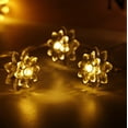 thumbnail image 5 of Solar Waterproof String Lights, 72FT 200 LED Lotus Flower Fairy String Lights for Christmas Outdoor,Gardens,Lawn,Patio,Wedding Decor (Warm White), 5 of 16