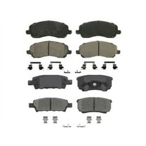 Brake Pad Set - Compatible with 2007 - 2017 Jeep Compass 2008 2009 2010 2011 2012 2013 2014 2015 2016