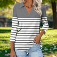 thumbnail image 5 of Trendy Saving Fall Shirts for Women Womens Shirts Fall Boho Women's 3/4 Sleeve Tops Fall Womens Blouses Casual Plus Size my reorder list Fashion Gifts, 5 of 7