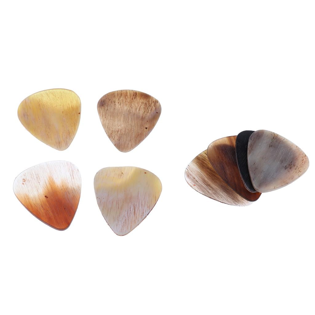 LeeQinersw 5x 8 Pcs Multi-colored Horn Pick for String Instrument Guitar Bass Mandolin