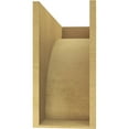 thumbnail image 4 of 10"W x 30"D x 20"H Classic Huntington Rough Cedar Woodgrain TimberThane Corbel, Primed Tan, 4 of 6