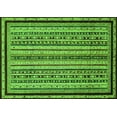 thumbnail image 1 of Ahgly Company Indoor Rectangle Abstract Green Modern Area Rugs, 5' x 7', 1 of 4