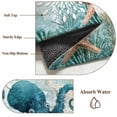 thumbnail image 5 of Ocean Creature Front Door Rugs 2x3 ft Eight Pawfish Corals Sea Stars Small Rug for Entryway Non Slip Washable Bathroom Door Mat Absorbent Floor Mat for Indoor Entrance, 5 of 9