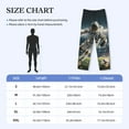 thumbnail image 4 of Yiaed Astronaut Soccer Field Print Men's Lounge Pants, Loose PJ Bottoms, Long Pajama Pants for Men-Large, 4 of 6