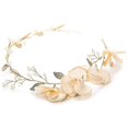 thumbnail image 1 of Bridal Hairband Flower Pearls Hair Band Headpiece Headwear Wedding Accessories (md222), 1 of 4